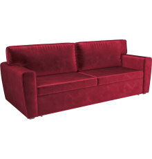 Диван Mebel-Ars Оскар бархат красный star velvet 3 dark red