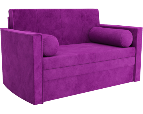 Диван Mebel-Ars Санта №2 микровелюр фиолет