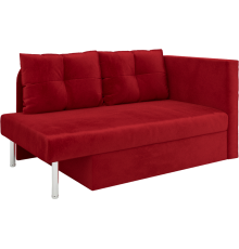 Диван-софа Mebel-Ars Алиса бархат красный star velvet 3 dark red
