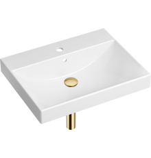 Раковина Lavinia Boho Bathroom Sink 21520581 с сифоном и донным клапаном, золото