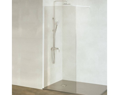 Душевая перегородка RGW Walk In WA-010W 70x195, профиль матовый белый, стекло прозрачное 8 мм