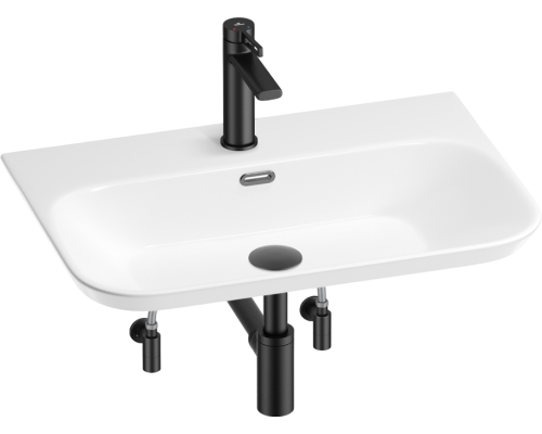 Комплект Wellsee Éclatant 2.0 201005432 глянцевый белый, матовый черный, 5 в 1