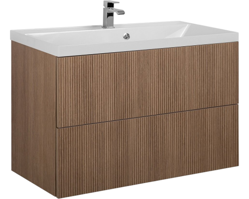 Тумба под раковину Art Max Verona-Push 90 подвесная, kadena wood