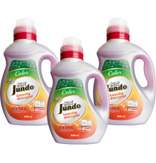 Набор JUNDO Color гель для стирки цветочный, 1 л, 3 шт.
