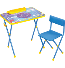 Комплект детской мебели BRAUBERG Nika kids Космос голубой
