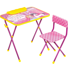 Комплект детской мебели BRAUBERG Nika kids Принцесса розовый