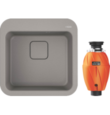 Комплект Мойка кухонная Omoikiri Tasogare 51 leningrad grey + Измельчитель Nagare 1000
