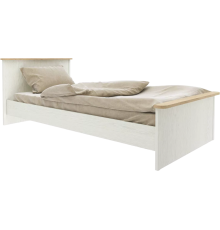 Кровать Stolline Тифани СТЛ.305.04 105х211 см,  дуб небраска, белая сосна