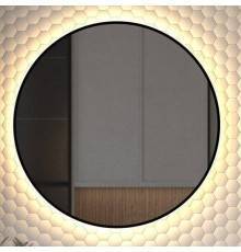 Зеркало круглое Defesto Aura DF 2995 80x80, с теплой подсветкой