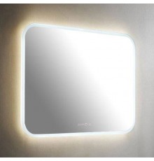 Зеркало Silver Mirrors Стив 100x80 с подсветкой, с подогревом, с часами
