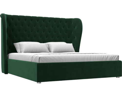 Кровать Лига Диванов Далия 180 велюр зеленый