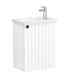 Тумба с раковиной VitrA Root Groove 45 R белая