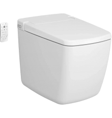 Унитаз приставной VitrA V-Care Prime 7232B403-6217 безободковый, с биде и микролифтом
