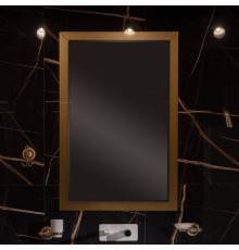 Зеркало Armadi Art Vallessi Dolce 105х70 gold (Ненадлежащее качество: скол на нижнем правом углу)