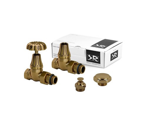 Комплект SR Rubinetterie серия Floral Old Style 1/2 прямой цвет бронза K338-1500Z000