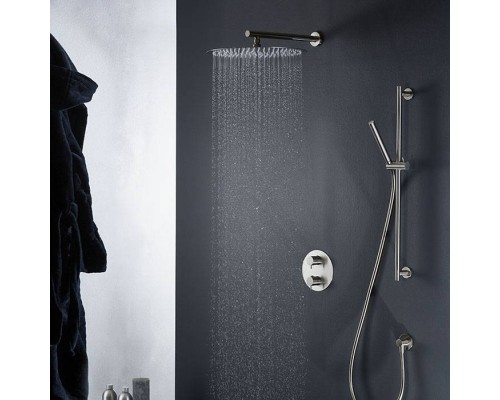 Newform X-STEEL 316 Смеситель для душа, встраиваемый, термостатический, с переключателем до 5 источников (для 31061/31020/27888/27889) цвет: INOX. 69663EX.50.050 Newform X-STEEL 316 Смеситель для душа, встраиваемый, термостатический, с переключателем до 5 источников (для 31061/31020/27888/27889) цвет: INOX. 69663EX.50.050