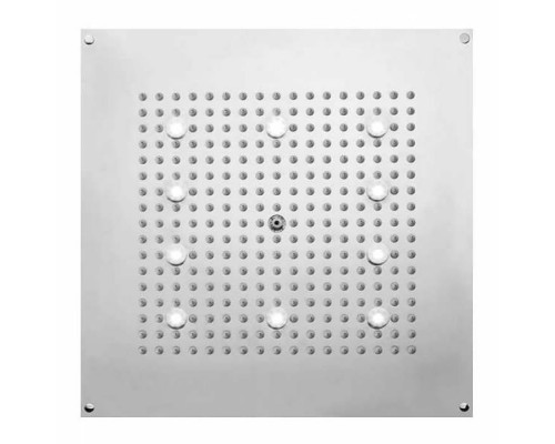 BOSSINI DREAM-CUBE Верхний душ 470 x 470 мм, с 10 LED (белый), блок питания/управления, цвет: Никель шлифованный. H37453.094 BOSSINI DREAM-CUBE Верхний душ 470 x 470 мм, с 10 LED (белый), блок питания/управления, цвет: Никель шлифованный. H37453.094