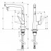 Hansgrohe Talis Select S, Смеситель для кухни, с поворотным изливом, Цвет: сталь. 72820800