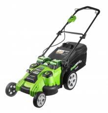 Газонокосилка аккумуляторная Greenworks G40LM49DBK4 (АКБ 4 А.ч; ЗУ)