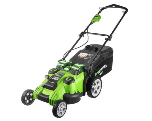 Газонокосилка аккумуляторная Greenworks G40LM49DBK4 (АКБ 4 А.ч; ЗУ) Газонокосилка аккумуляторная Greenworks G40LM49DBK4 (АКБ 4 А.ч; ЗУ)