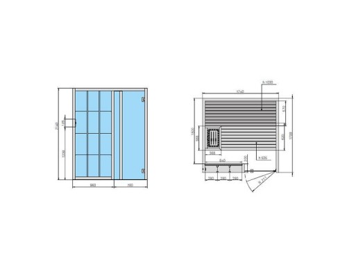 Effegibi Yoku S Shelf Био-Сауна 174x170х214см, угловая SX, цвет: черный орех. BI 70 10 0014 Effegibi Yoku S Shelf Био-Сауна 174x170х214см, угловая SX, цвет: черный орех. BI 70 10 0014