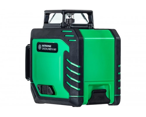Комплект лазерный уровень INSTRUMAX greenliner 3-360 Set + штатив-штанга элевац. lp-300 в комплекте