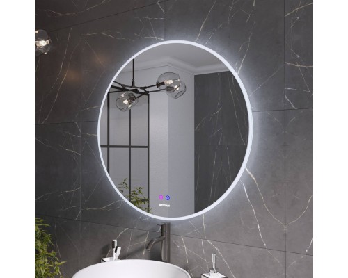 Зеркало круглое Grossman Cosmo-норма 80 с подсветкой, с антизапотевателем