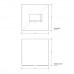 Decor Walther Cube KB 83 Диспенсер для салфеток 13.3x13.3x13.5см, настольный, цвет: хром. 0845600