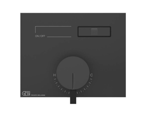 Gessi Hi-Fi Смеситель для душа, с включением 1 источника, внешняя часть, цвет: black XL. 63061#299