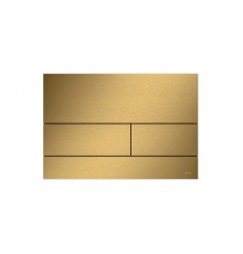 TECEsquare II. Панель смыва, металл, PVD Brushed Gold Optic (с покрытием против отпечатков пальцев) 9240847