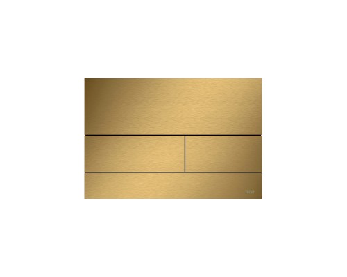 TECEsquare II. Панель смыва, металл, PVD Brushed Gold Optic (с покрытием против отпечатков пальцев) 9240847