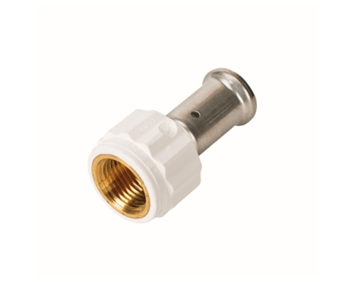 Муфта ВР, ПВДФ пресс (белая), 26x3/4 HENCO 18PKW-2605