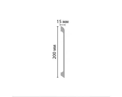 Плинтус напольный DECOMASTER D247 ДМ (200*15*2000мм) Плинтус напольный DECOMASTER D247 ДМ (200*15*2000мм)