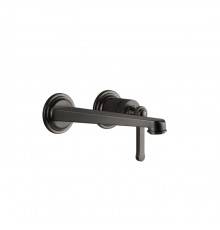 Gessi Venti20 Смеситель для раковины, встраиваемый, излив 20.1см., цвет: Black Metal Brushed PVD. 65089#707