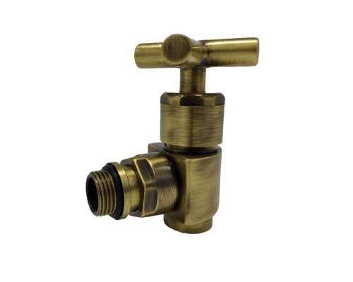 Вентиль SR Rubinetterie угловой (крест) серияPrestigeMinimal1/2 цвет бронза 0375-1500Z000
