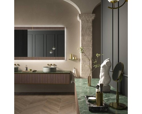 Oasis Naos Композиция №8 Комплект мебели 245х56xh32см, подвесной, мраморный топ verde alp, цвет: золото матовое/орех трубчатый. 0NAOA4D005, 0NAOE10001, 0NAOE10002, 0TDRMR5701+0VSCSPR00000001, 0LVBSPR00000013 Oasis Naos Композиция №8 Комплект мебели 245х56xh32см, подвесной, мраморный топ verde alp, цвет: золото матовое/орех трубчатый. 0NAOA4D005, 0NAOE10001, 0NAOE10002, 0TDRMR5701+0VSCSPR00000001, 0LVBSPR00000013