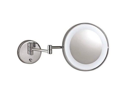 3SC Specchi Ingranditori Косметическое настенное зеркало с LED-подсветкой, 3-х кратное увеличение, цвет: хром. ING08SL