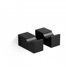 Decor Walther Corner HAK1 Набор крючков 2 шт., подвесной, цвет: черный матовый. 0561960