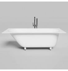 Salini Ornella kit Встраиваемая ванна 170х80х60см, донный клапан, сифон, щелевой слив-перелив, материал: S-Sense, цвет: белый матовый. 102414M