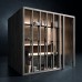 Effegibi Yoku S Shelf Био-Сауна 174x170х214см, угловая DX, цвет: осина термообработанная. BI 70 10 0015