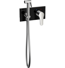 Гигиенический душ Teska Elsa BTK6420B со смесителем, С ВНУТРЕННЕЙ ЧАСТЬЮ, хром, черный