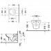 Duravit DuraStyle Комплект: подвесной унитаз Basic Rimless 256209 36.5х54см.+ сиденье с автоматическим закрыванием 002079. 45620900A1 (256209+002079)