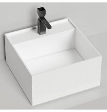 Salini Armonia Раковина 45x45x25см., без отв., накладная, S-Sense, цвет: белый глянцевый. 130512TG