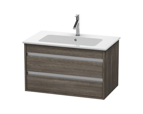 Duravit Ketho Тумба подвесная, 80x47.5х48см., с раковиной, с 2 выдв.ящиками, цвет: сосна коричневая. 2336830000,  KT642905151