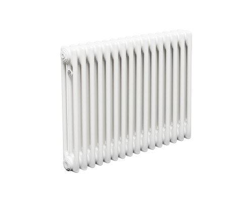 Трубчатый радиатор ТЕПЛОФОРТ ТР3057, 16 секций, боковое подключение 3/4”, белый глянец 200052