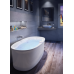Jacuzzi Arga Ванна 175x85x57 см отдельностоящая, Swirlpool Illumatherapytrade;4 форсунки, подсветка Rainbow, цвет: белый глянцевый. ARG101C0118