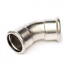 NiroPress AISI 304L отвод 45° ВПр-ВПр, ?15