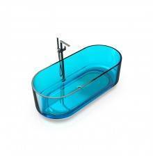 Knief Ellipse shape Ванна отдельностоящая 170x75x56см., из полимерного материала, цвет: Aquamarin Blue # 100. 70003100