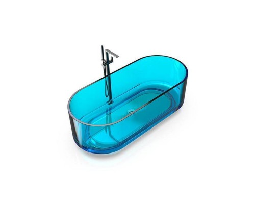 Knief Ellipse shape Ванна отдельностоящая 170x75x56см., из полимерного материала, цвет: Aquamarin Blue # 100. 70003100 Knief Ellipse shape Ванна отдельностоящая 170x75x56см., из полимерного материала, цвет: Aquamarin Blue # 100. 70003100