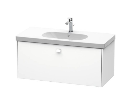 Duravit Brioso Тумба подвесная 102х46.9х45.2см, с раковиной, с 1 выдвижным ящиком, цвет: белый матовый. 03421000002, BR404701818 Duravit Brioso Тумба подвесная 102х46.9х45.2см, с раковиной, с 1 выдвижным ящиком, цвет: белый матовый. 03421000002, BR404701818